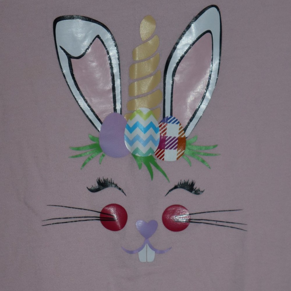 Custom Easter Bunny shirt, 4-5 toddler